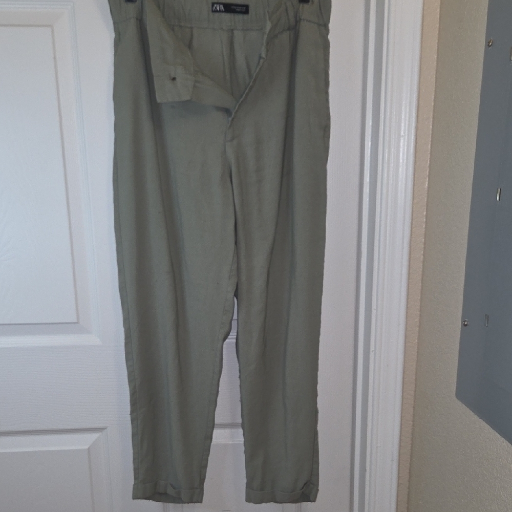 Zara Green Pants
